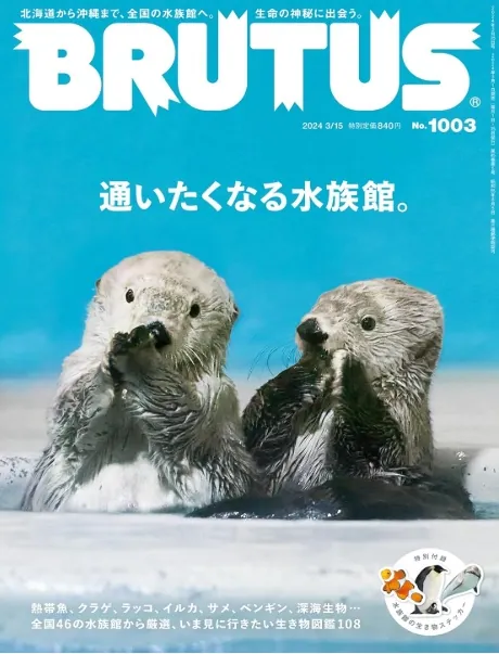 雑誌 BRUTUS 表紙